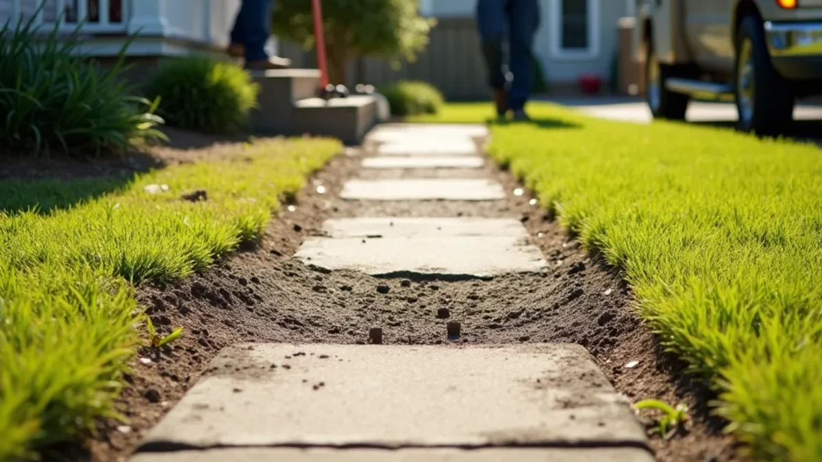 Sunken Concrete Leveling